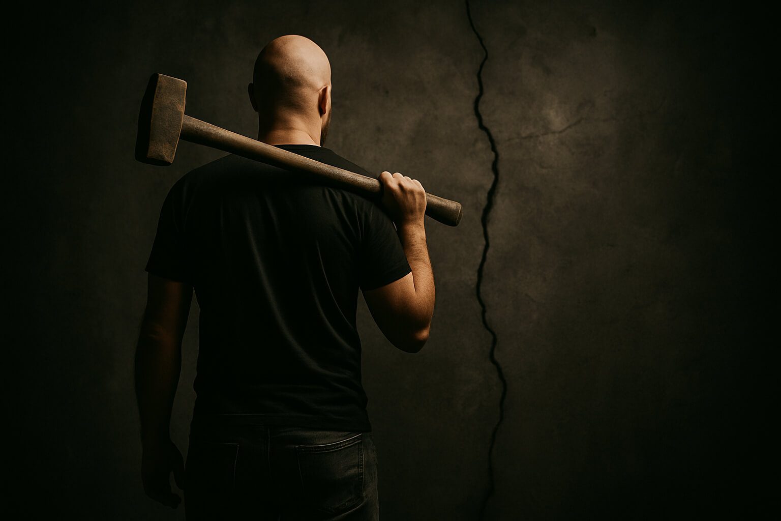Breaking the Cycle of Childhood Trauma, taking a Sledgehammer to a Cracked Wall
